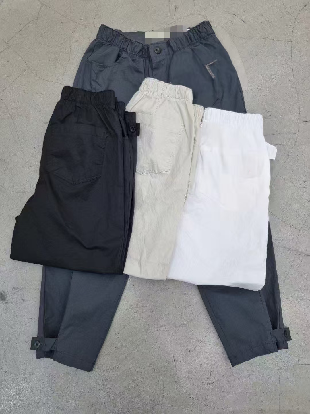 【奈野喜】韩国东大门正品 /dengo夏款脚扣布裤【NO退NO换】