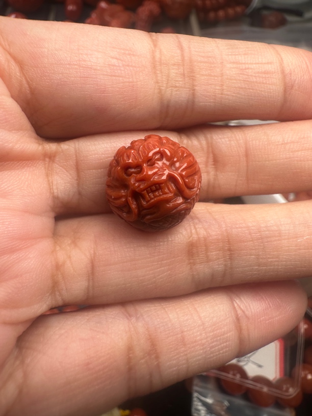 南红川料龙珠单珠