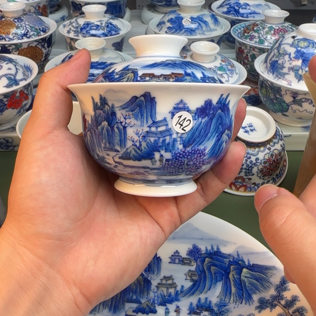 彦祖纯手工手绘茶具142