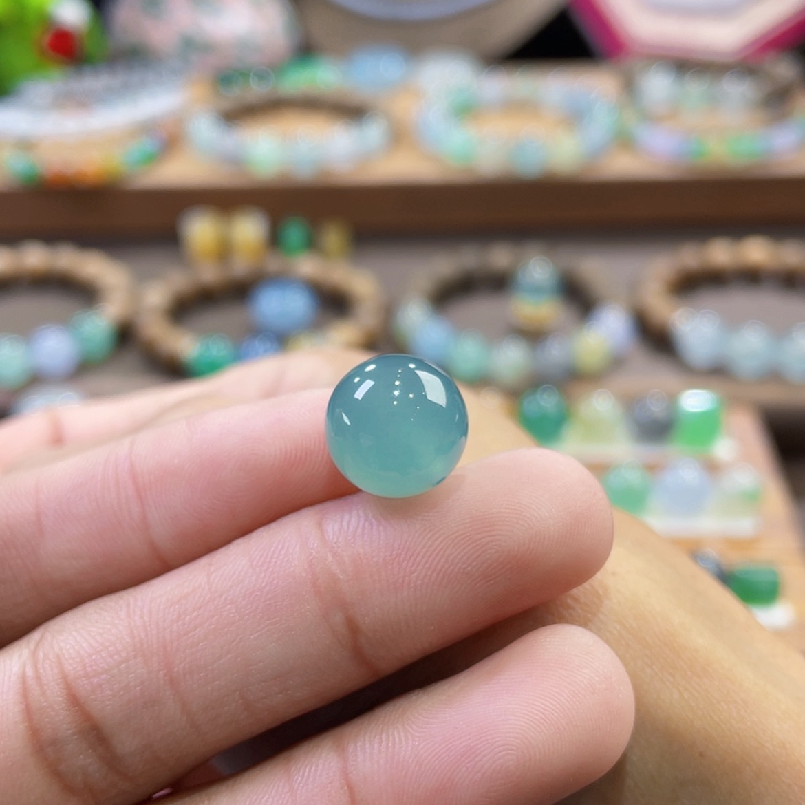 【闪购商品】翡翠颈饰未镶嵌蓝绿