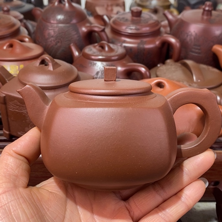 紫砂茶壶微瑕处理一把