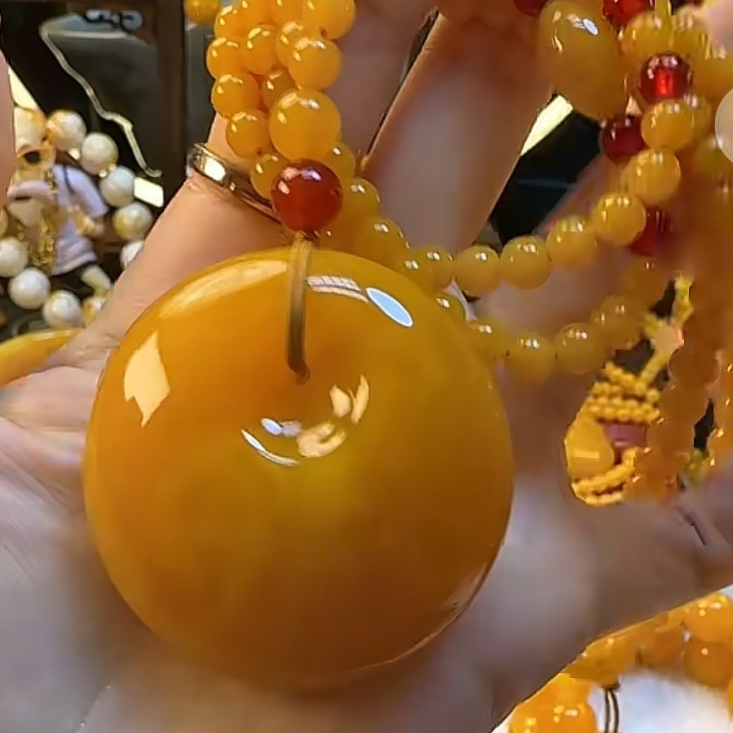 w131 藏族精工雕刻手工珠珠链公主扣吊坠毛衣链