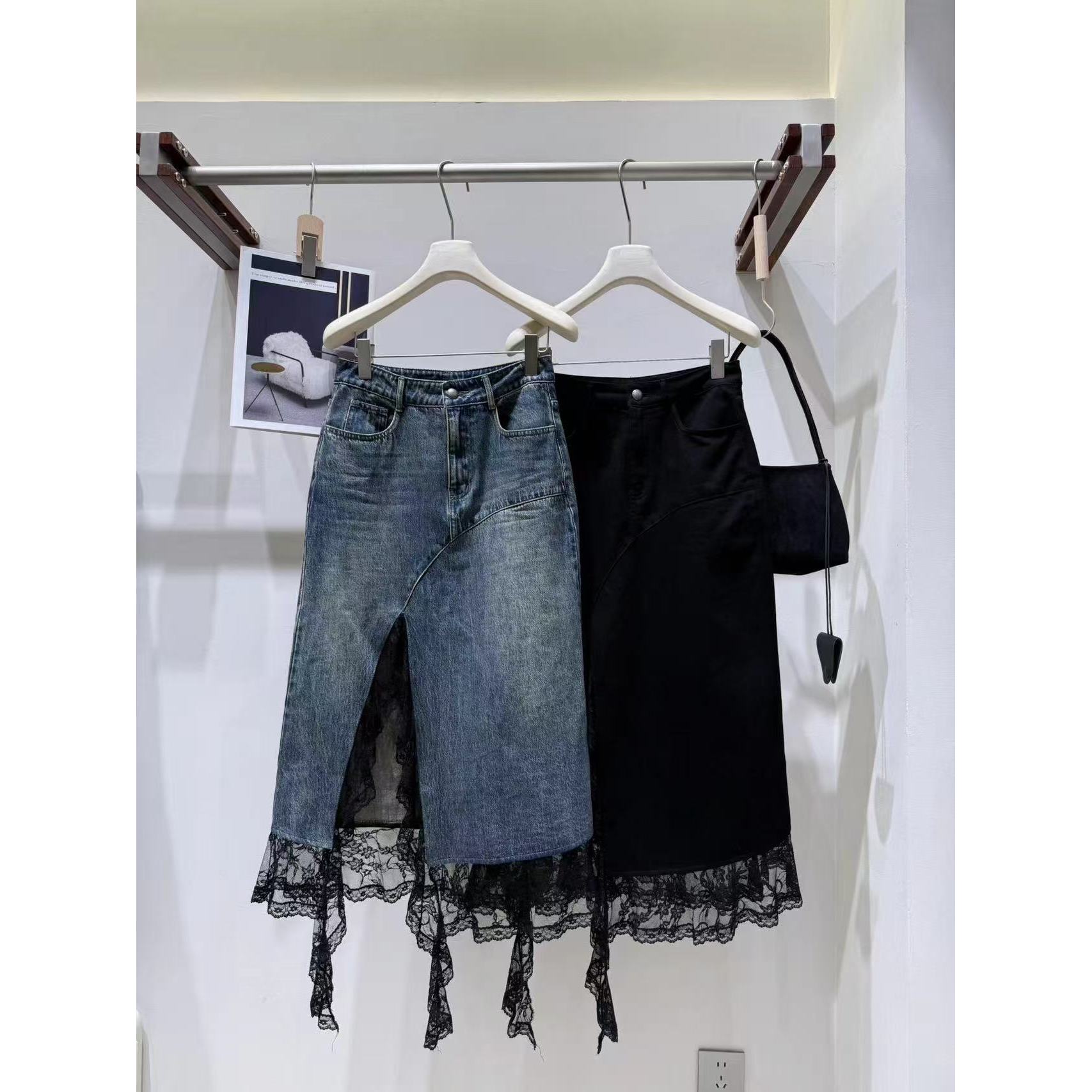 KIKI严选：59019-66家南油欧货秋冬洋气百搭高级半身裙