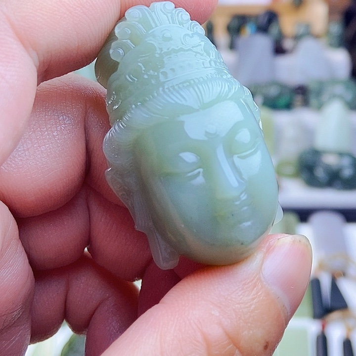 和田玉吊坠(不含链)未镶嵌