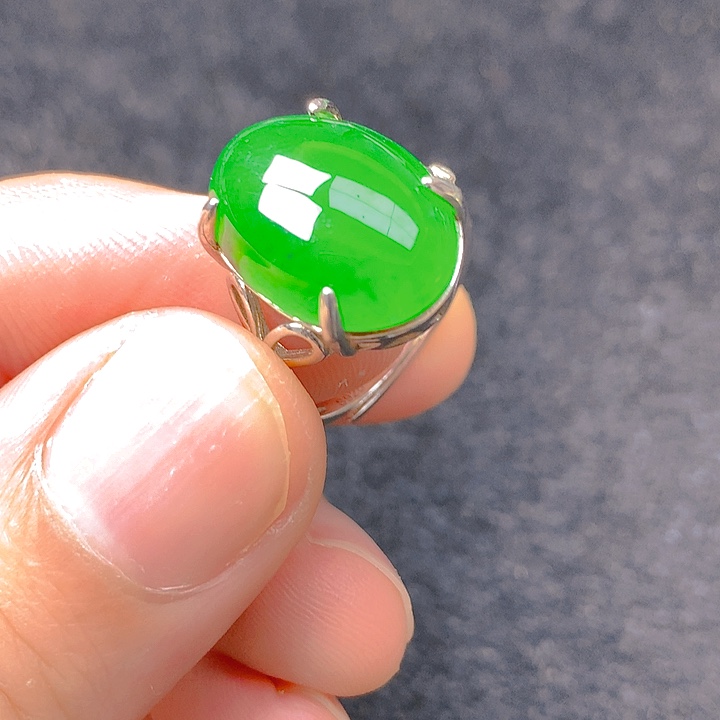 翡翠银S925镶嵌颈饰