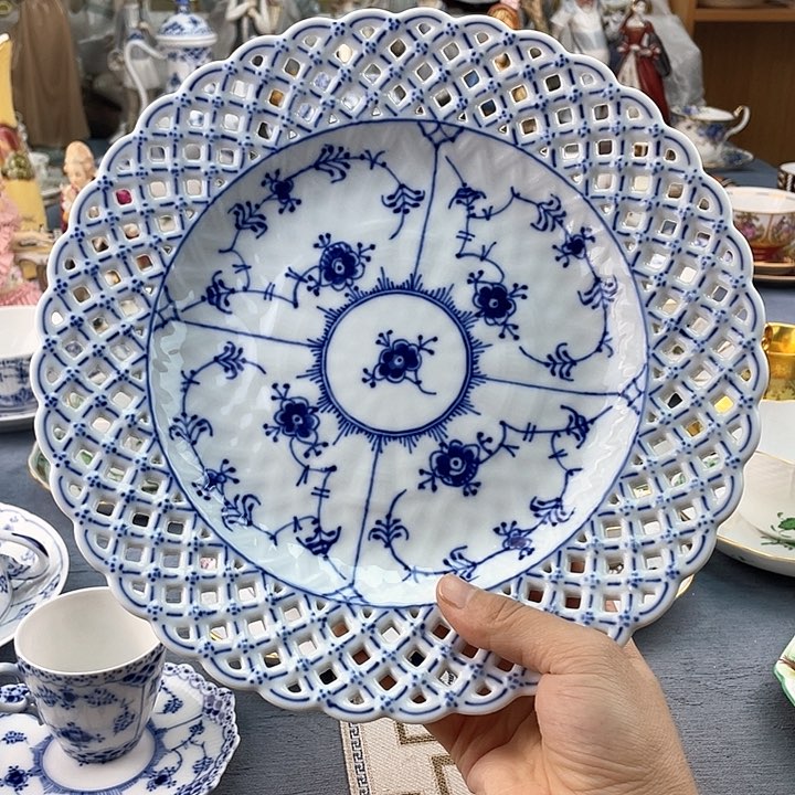 中古欧瓷瓷器小房子