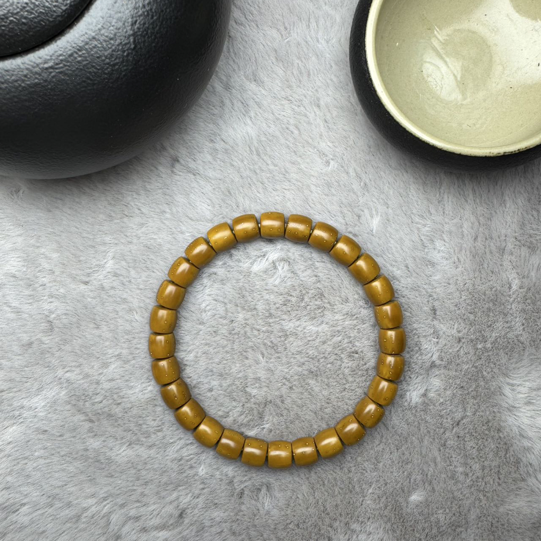 紫金鼠实心料天花板小尺寸直切手串文玩