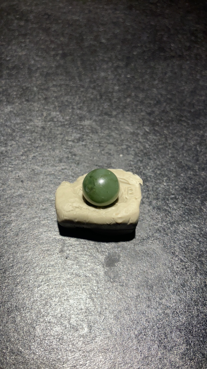 玉珠子！青玉珠子一枚