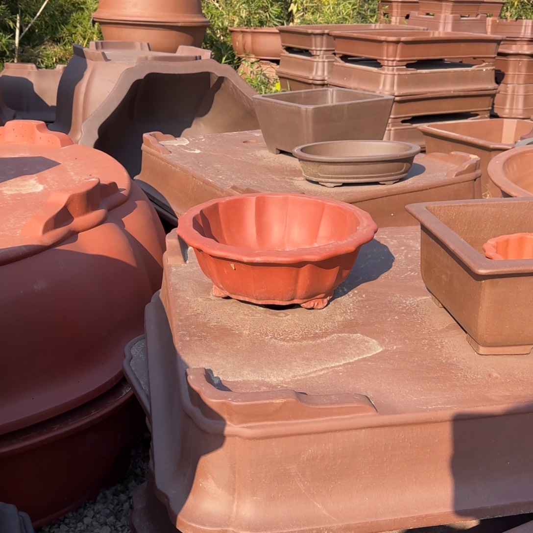 吴***猛紫砂花盆宜兴丁山紫砂花盆