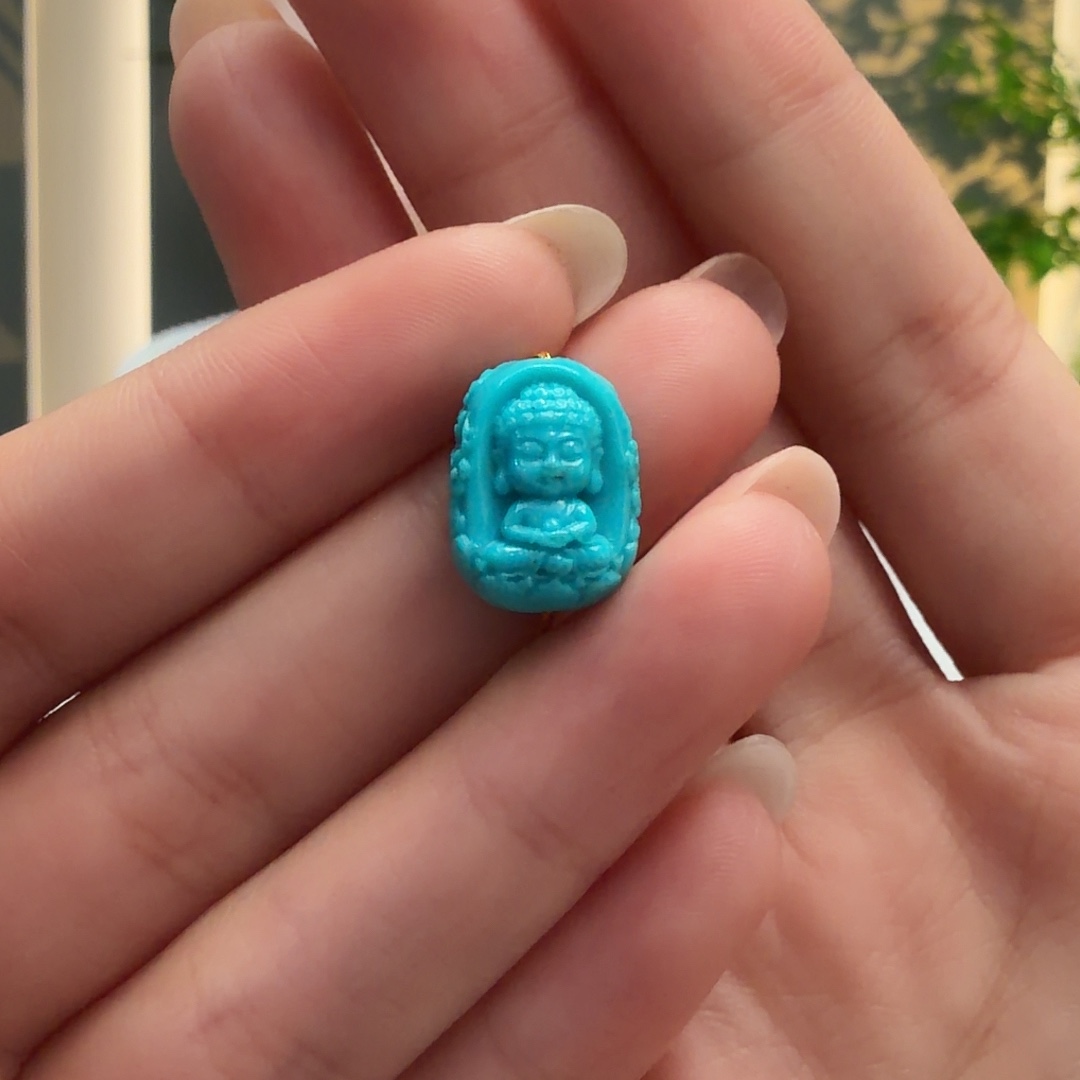 绿松石未镶嵌颈饰