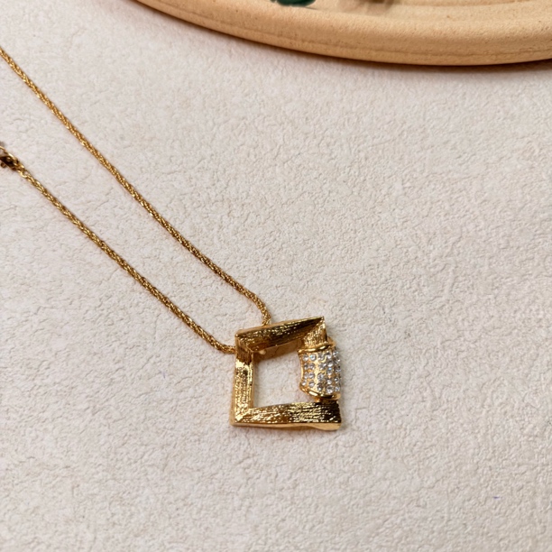 90新 YSL/圣罗兰 【六六中古】孤品复古项链th6318链长46-52