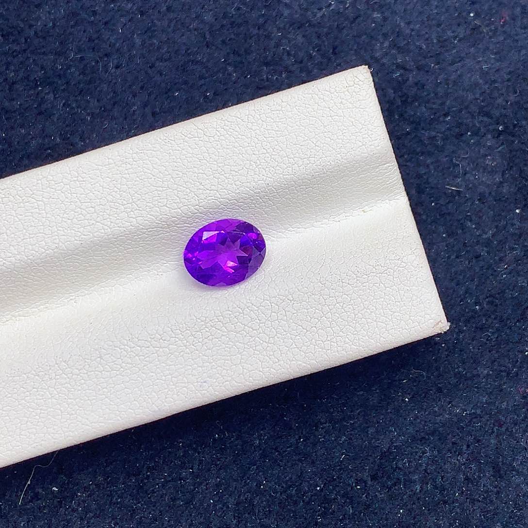 紫晶珠宝半成品未镶嵌7✖️9