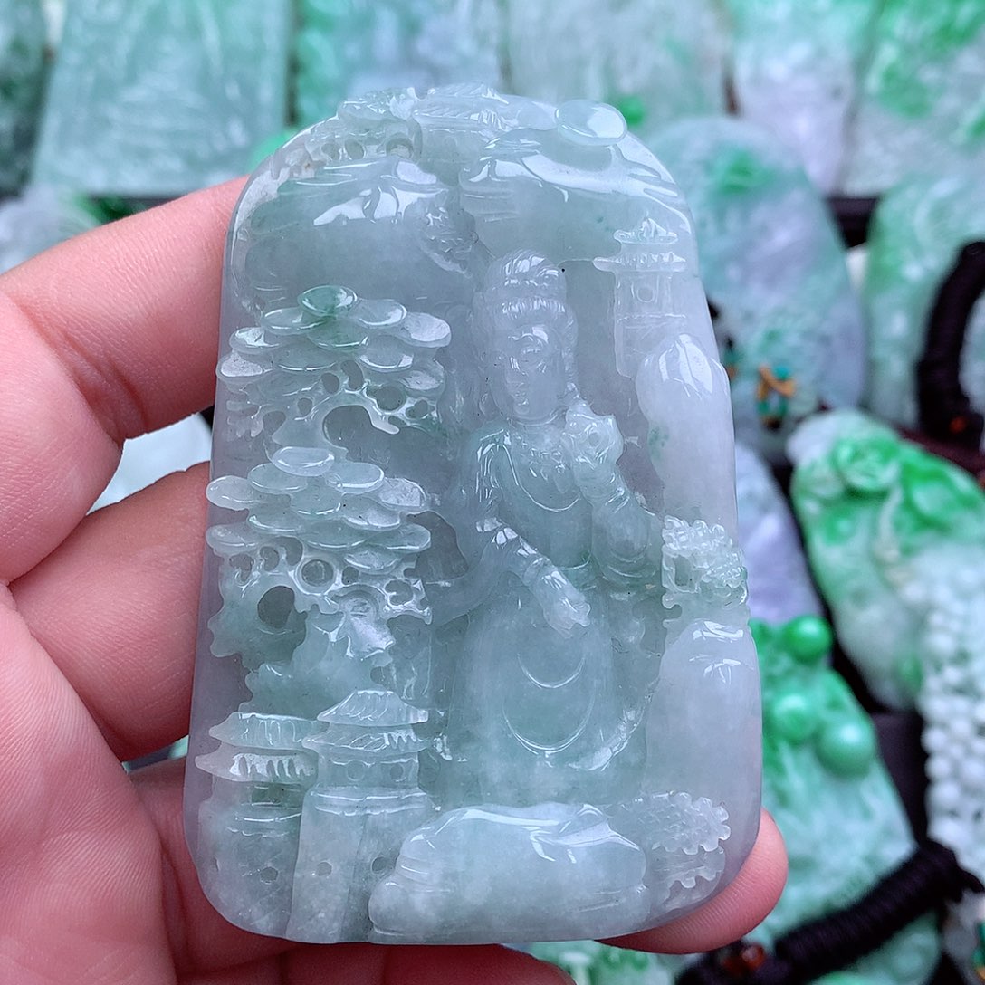 翡翠吊坠(不含链)未镶嵌