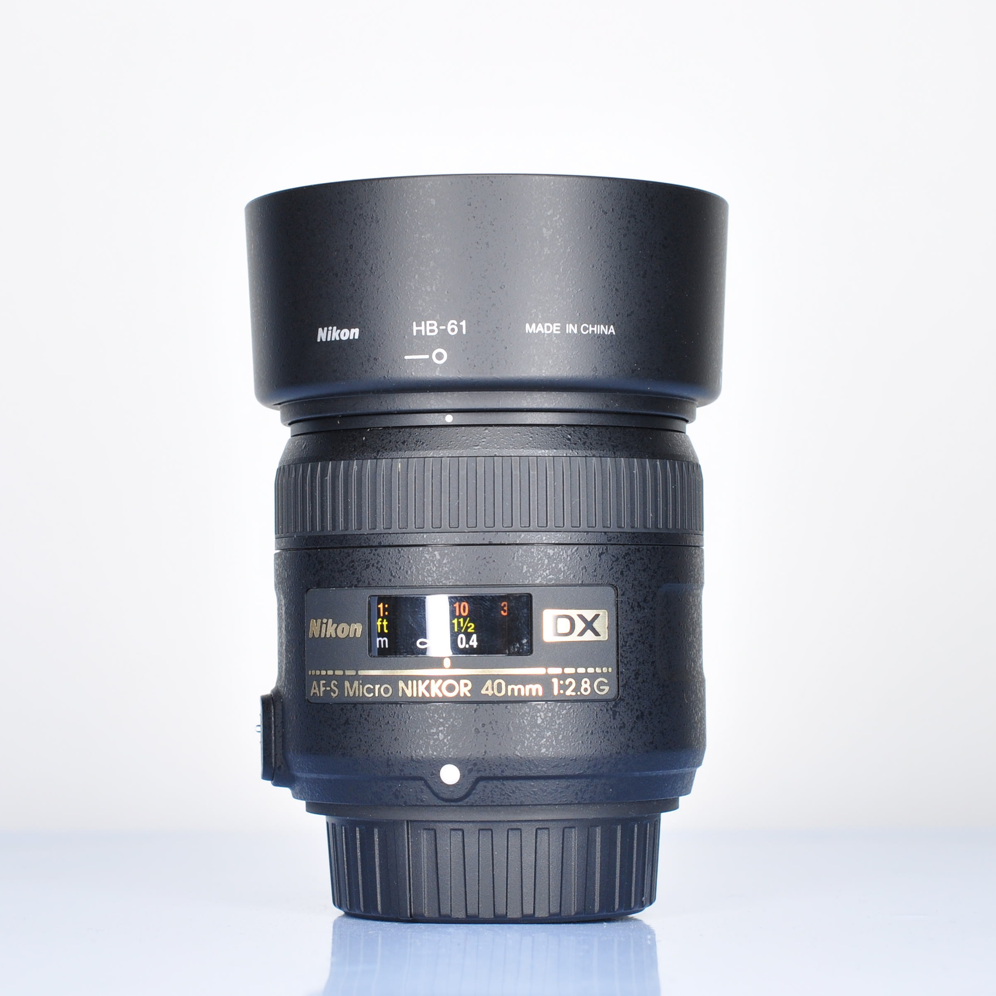 99新 Nikon/尼康 AFS 40 F2.8 G DX 高画质微距镜头 产品人像特写