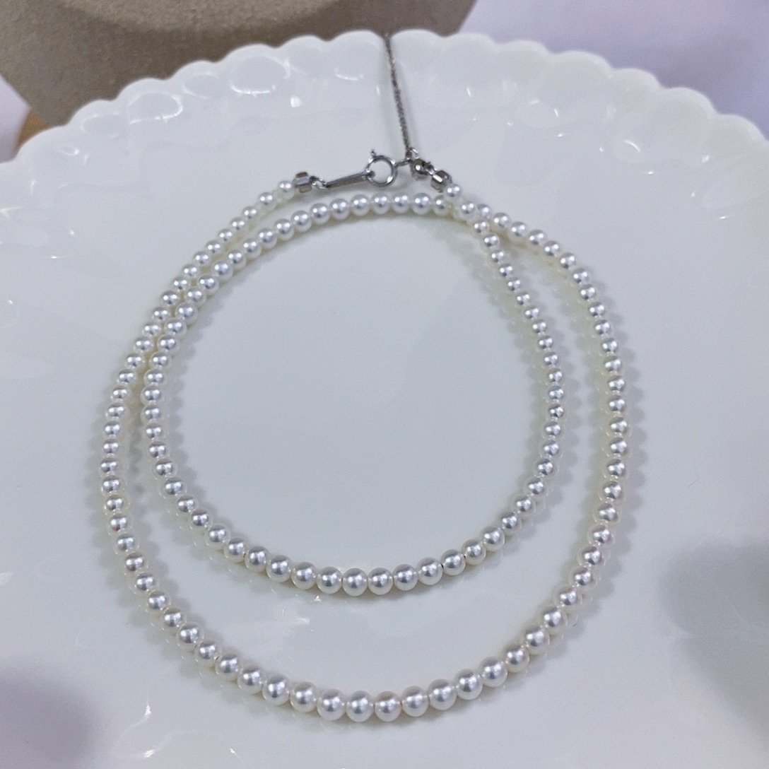 淡水珍珠新年特价项链不退换银S925镶嵌