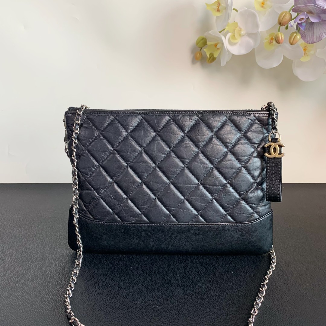 99新 Chanel/香奈儿 【98新】chanel 流浪手包中号单肩
