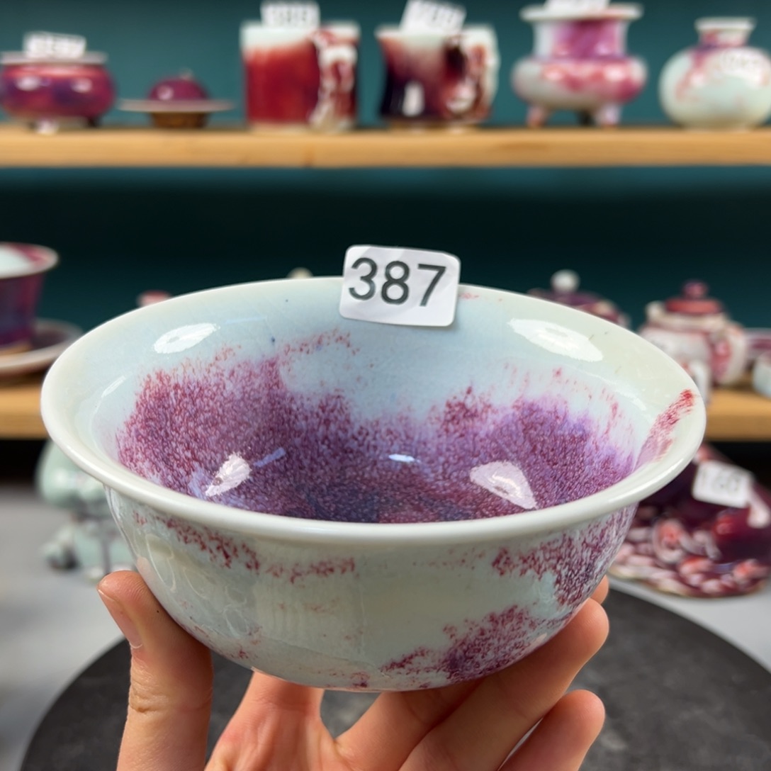 瓷片微瑕碗玉石釉纯手工