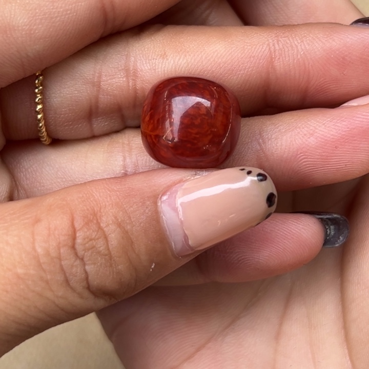 心***属定制南红玛瑙打孔不退不换