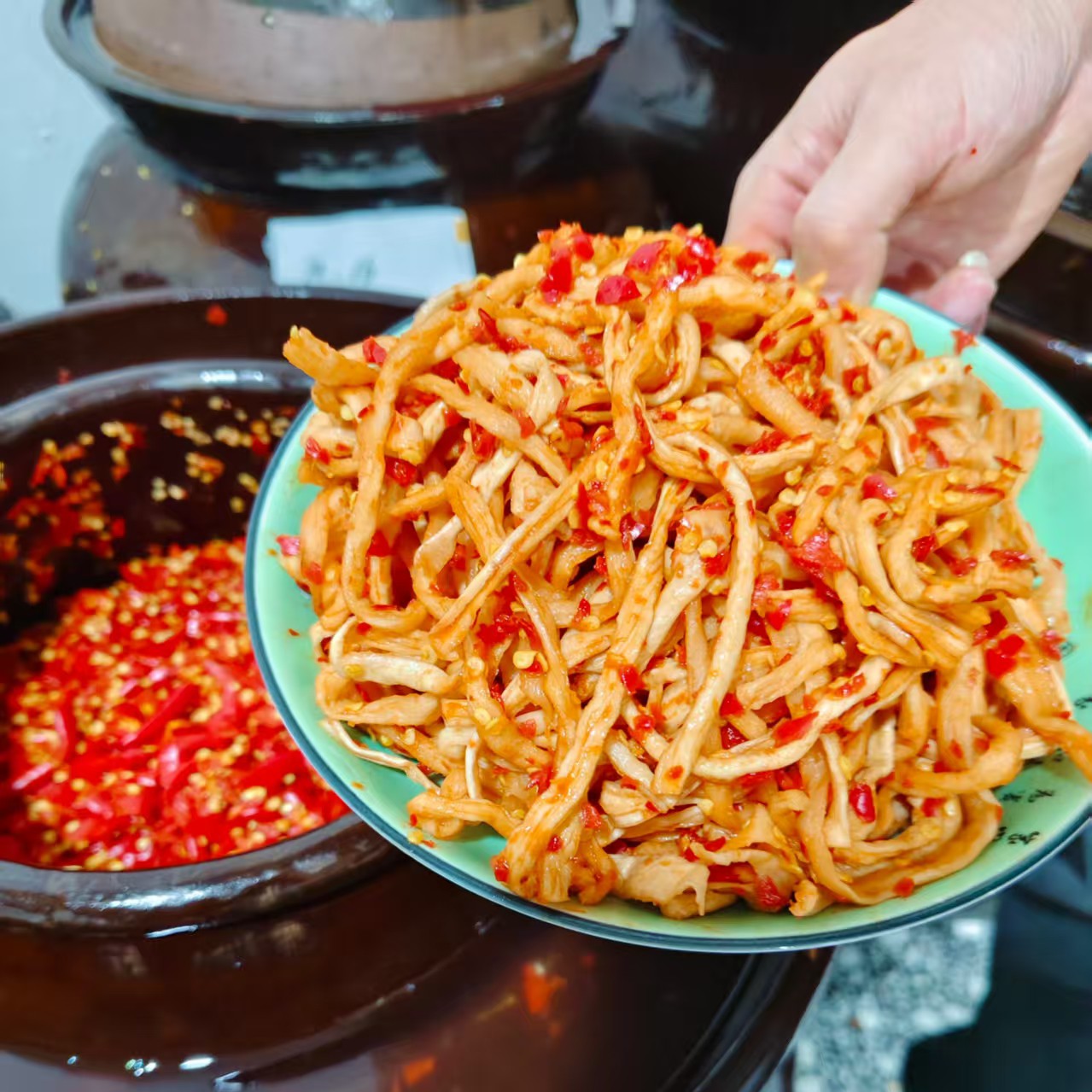 湖南农家无油香辣萝卜干开胃下饭必备特色小菜