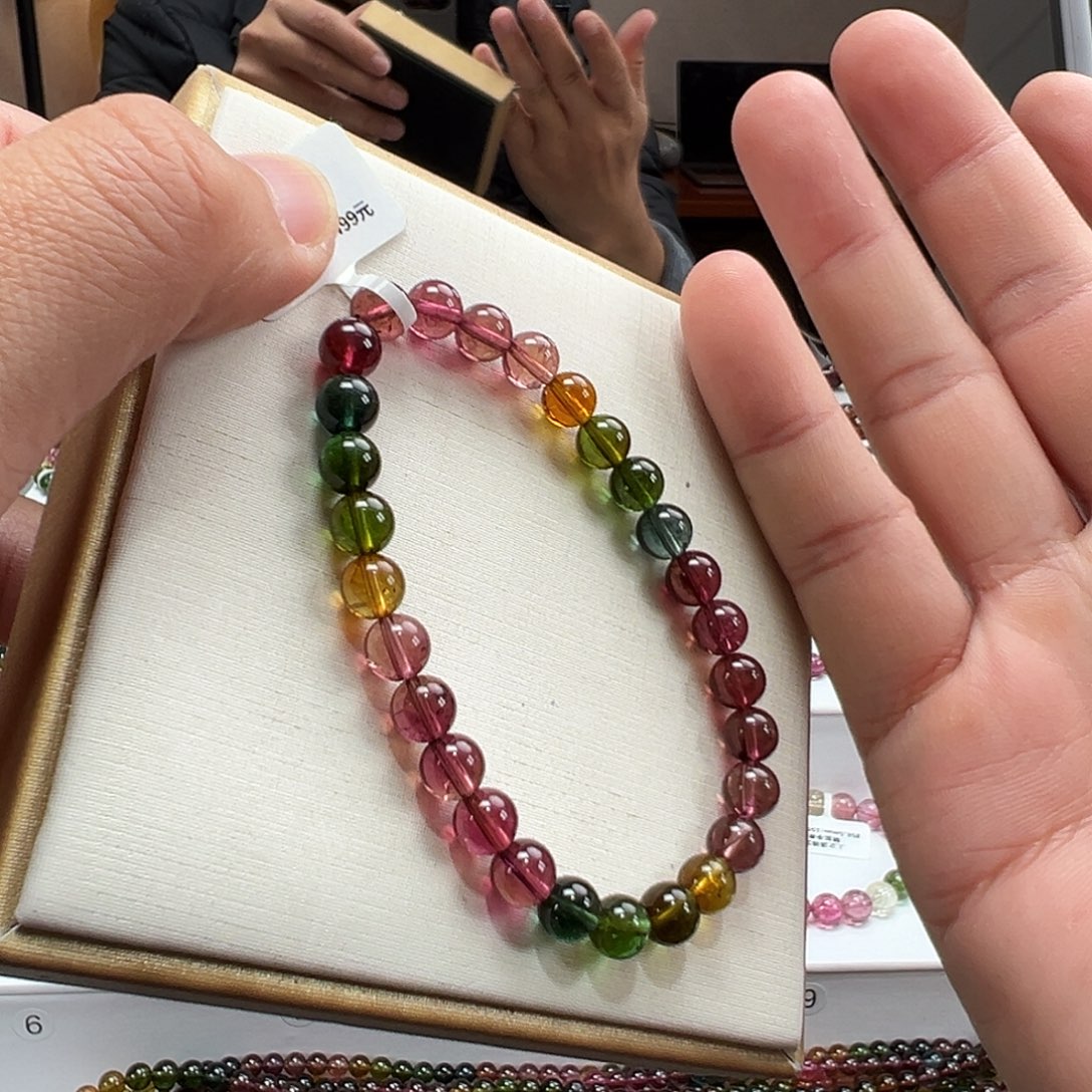 未镶嵌手串碧玺6.5mmmmmmmmmm