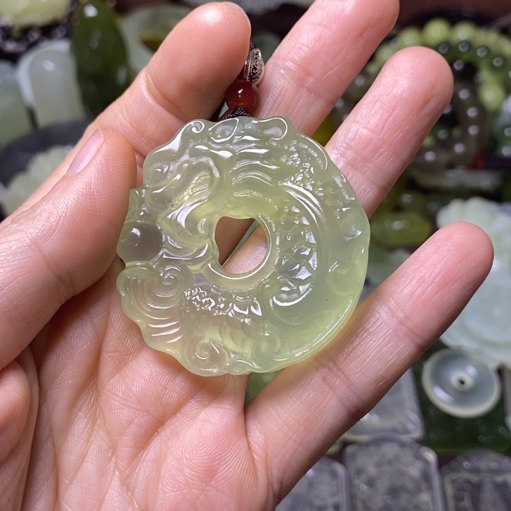 岫玉天然岫玉挂件未镶嵌?****?