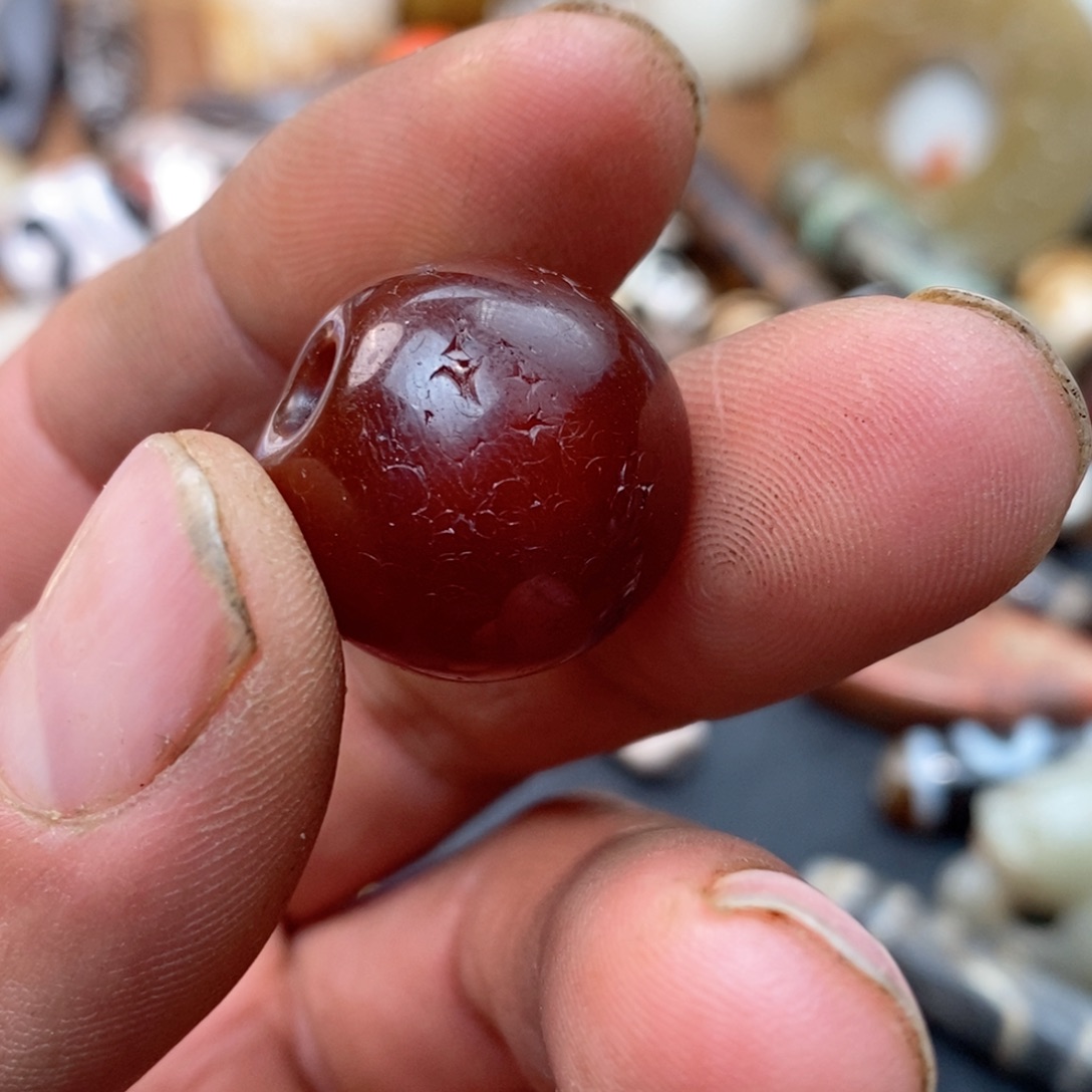 DIY琉璃꧁***꧂珠子的颜色是蓝色的吗