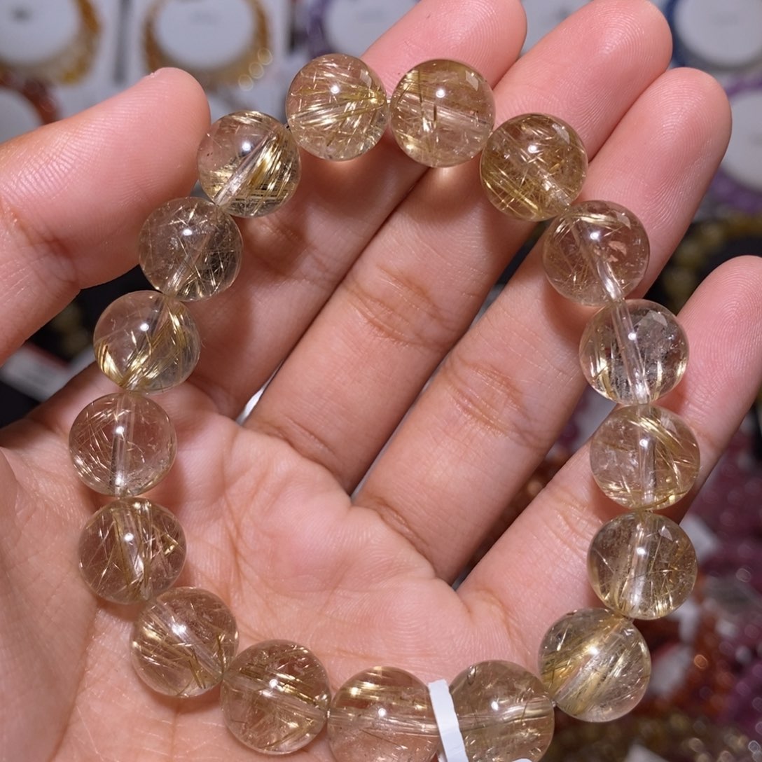 【闪购商品】发晶手链未镶嵌钛晶11.6m m