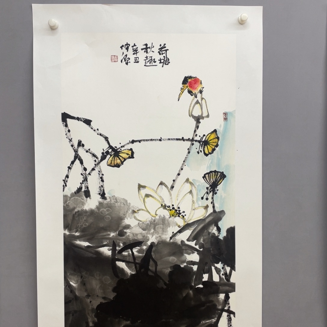 国画艺术家真人手绘