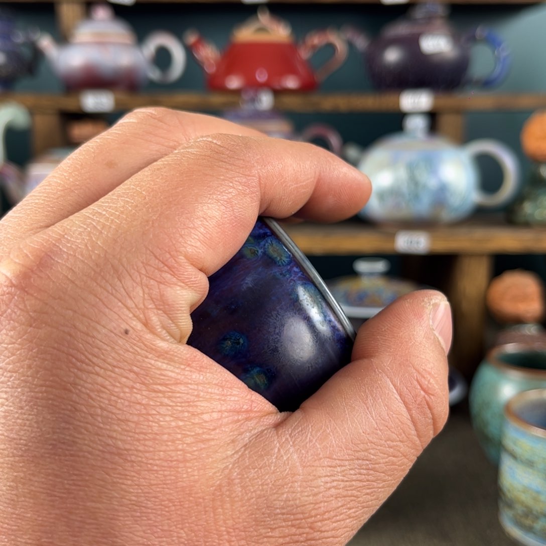 壶照*爸神后钧瓷原矿釉发色