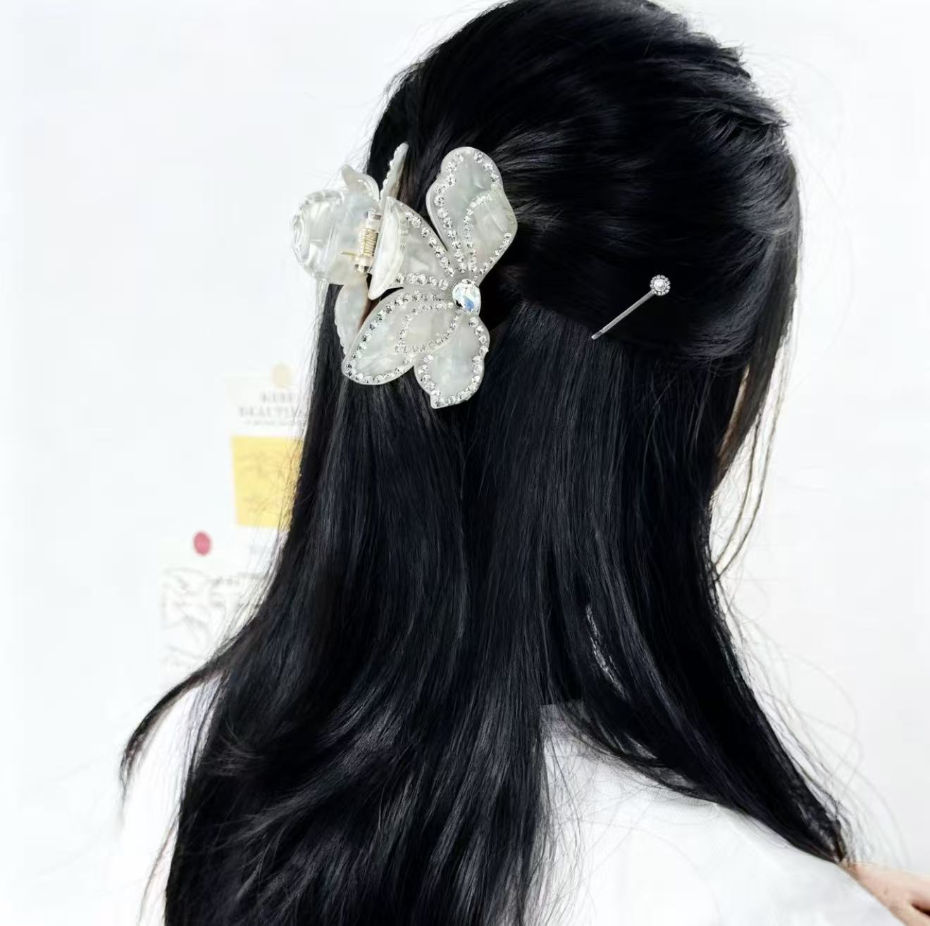 Freshness-时尚编码H-200链接百搭复古简约超仙优雅素款抓夹