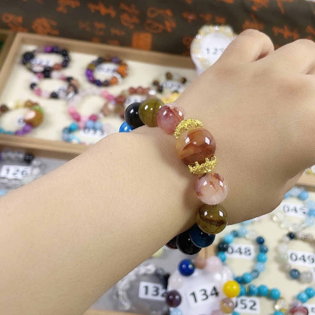 水晶手链银S925镶嵌