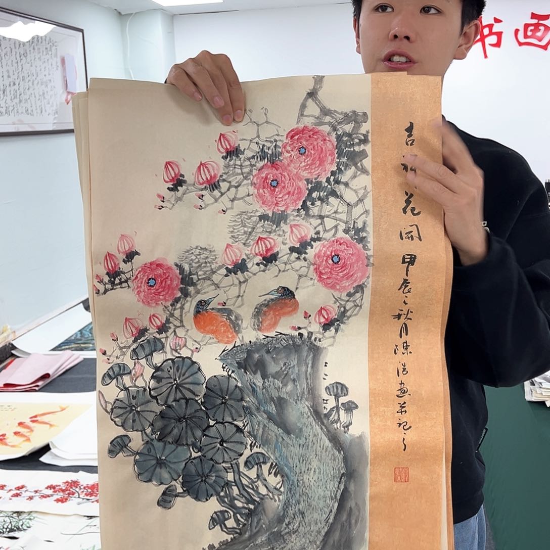 国画宣纸国画纯手绘作品