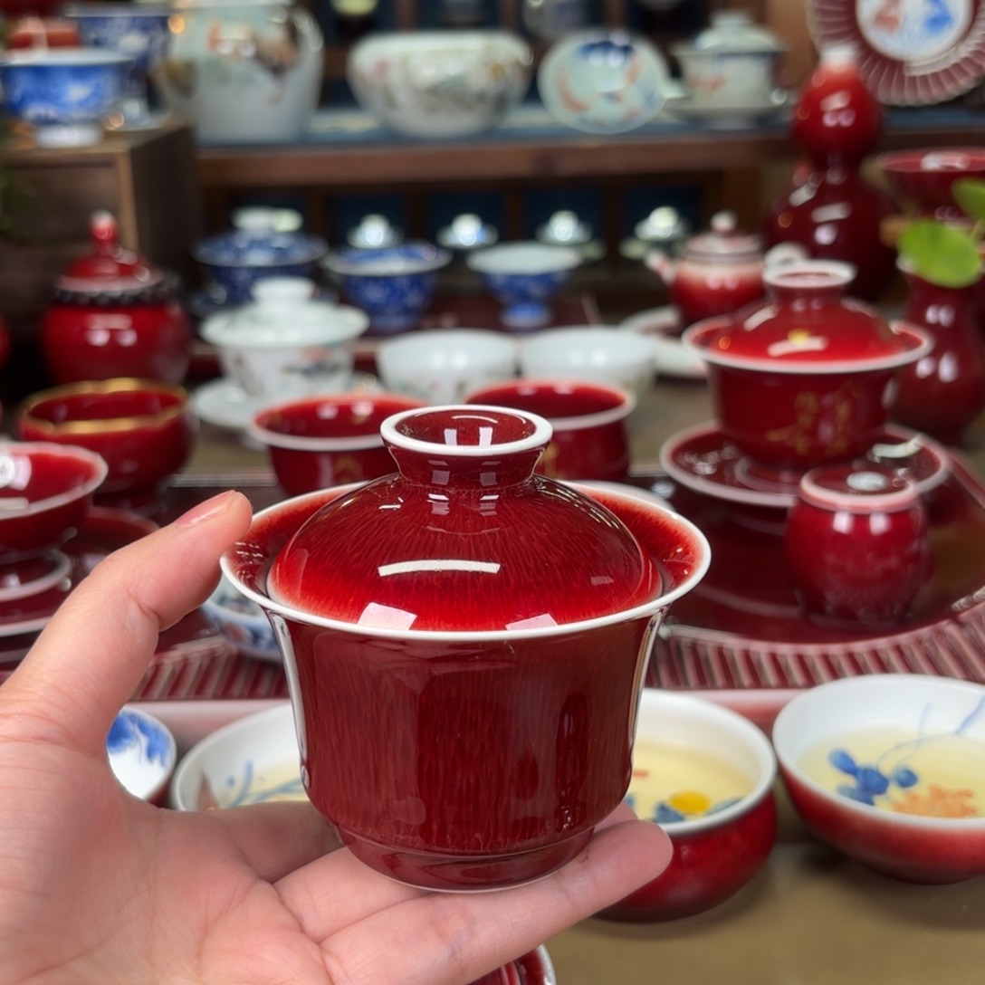 数***舟闻轩坊开播福利 二才马蹄盖碗