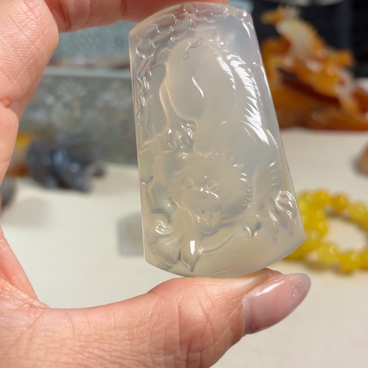 玛瑙/玉髓未镶嵌吊坠(不含链)