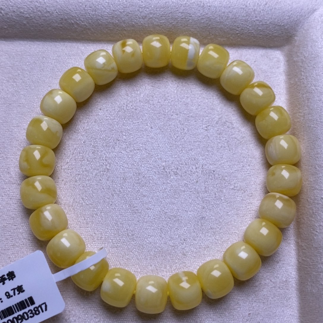 未镶嵌蜜蜡手串8.7精工老型手串