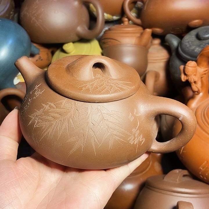 全手工制作宜兴紫砂茶壶