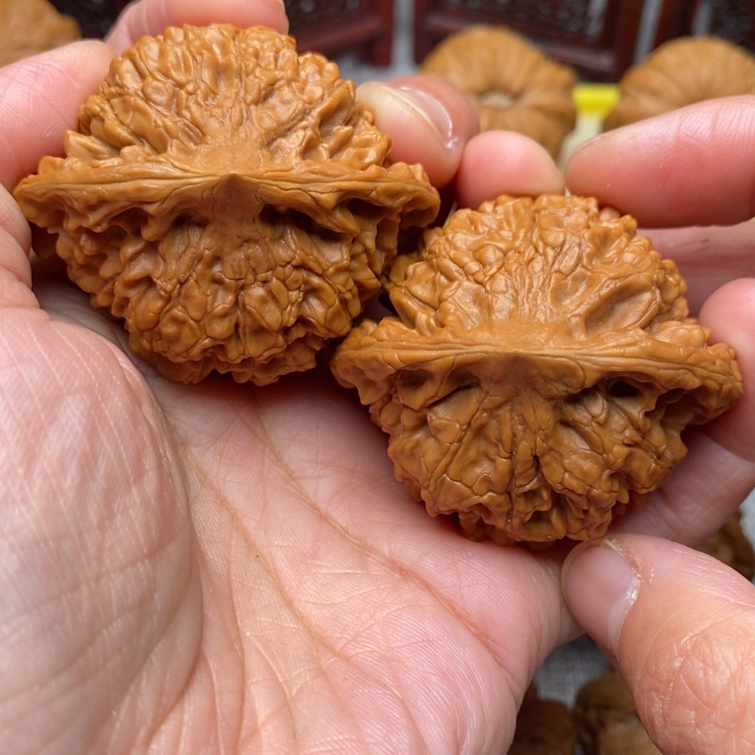 文玩核桃把件火***巴毕业绝配官帽50尺