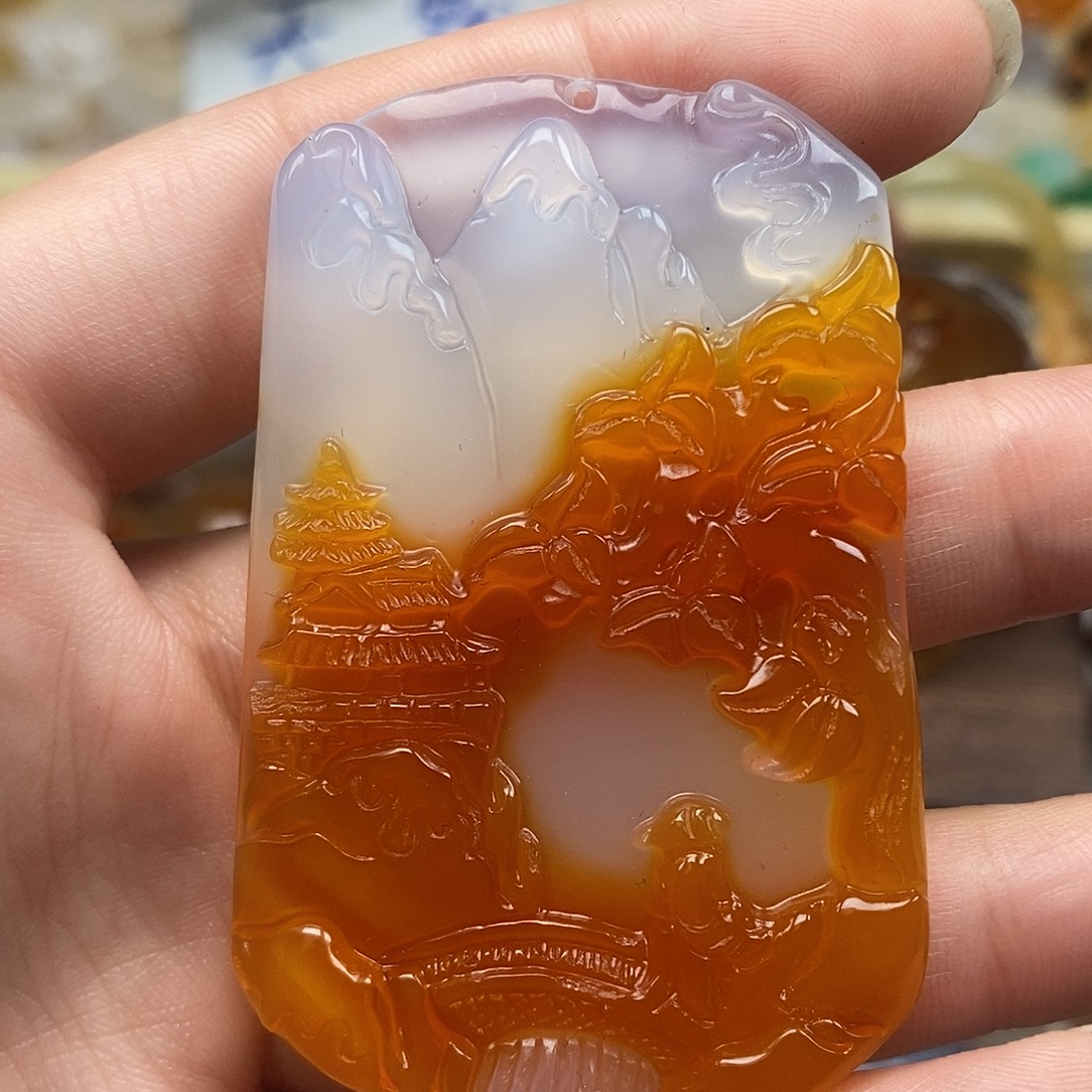 玛瑙/玉髓未镶嵌颈饰
