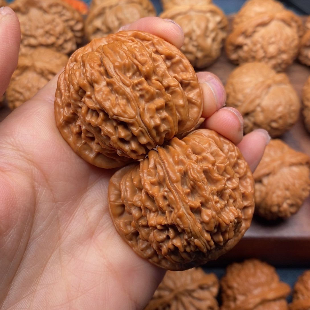 文玩核桃吊坠44全品精配平谷楼