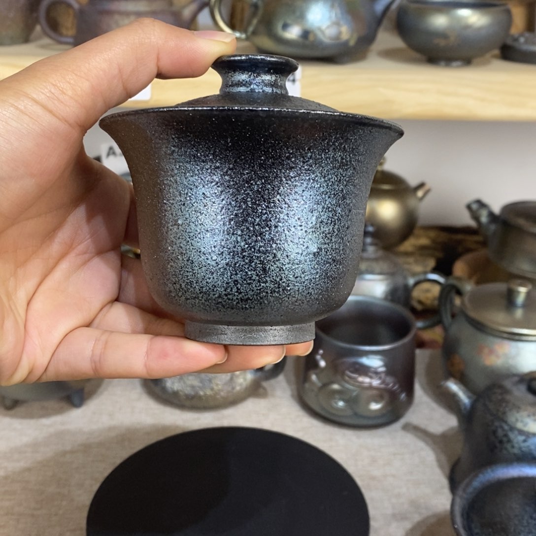 建水紫陶柴烧茶壶