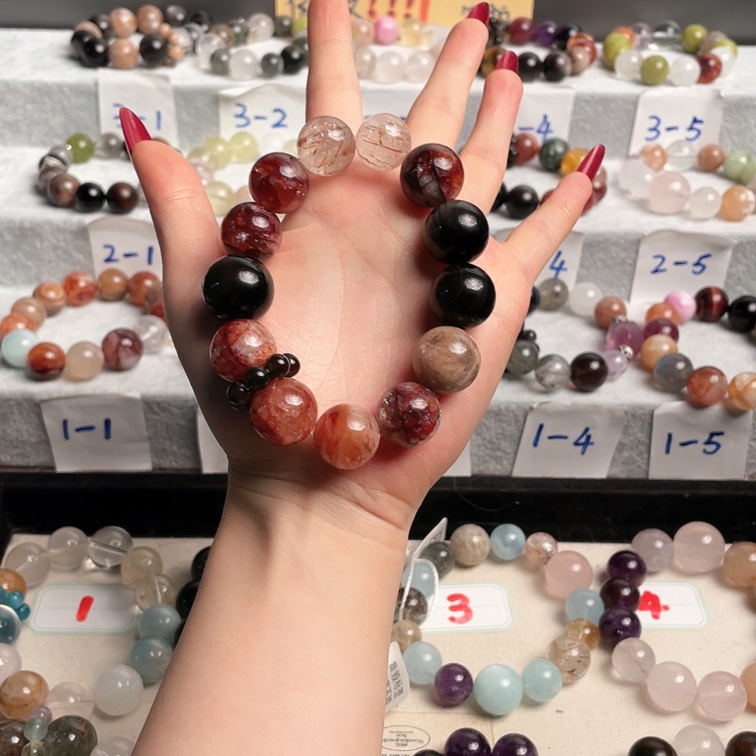 水晶手链未镶嵌红胶