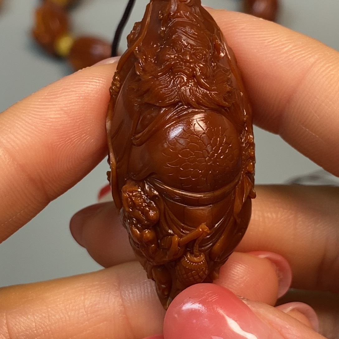 手串/手链橄榄核五鬼运财钟馗