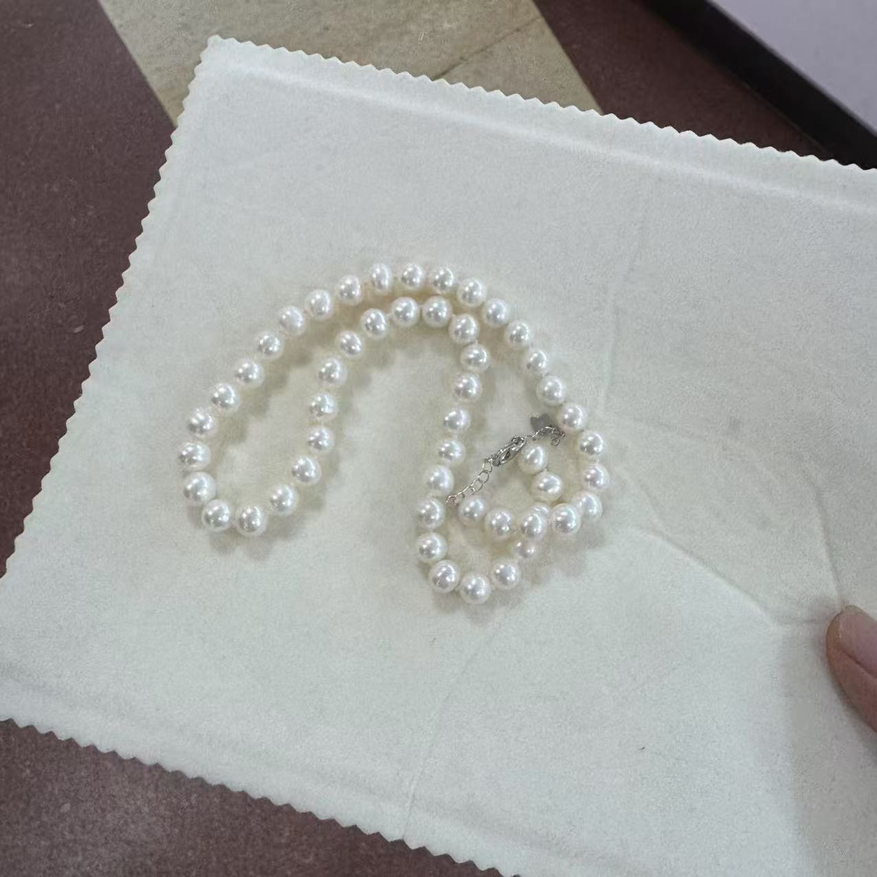 天然淡水珍珠项链-卡8-9mm-多样性发一