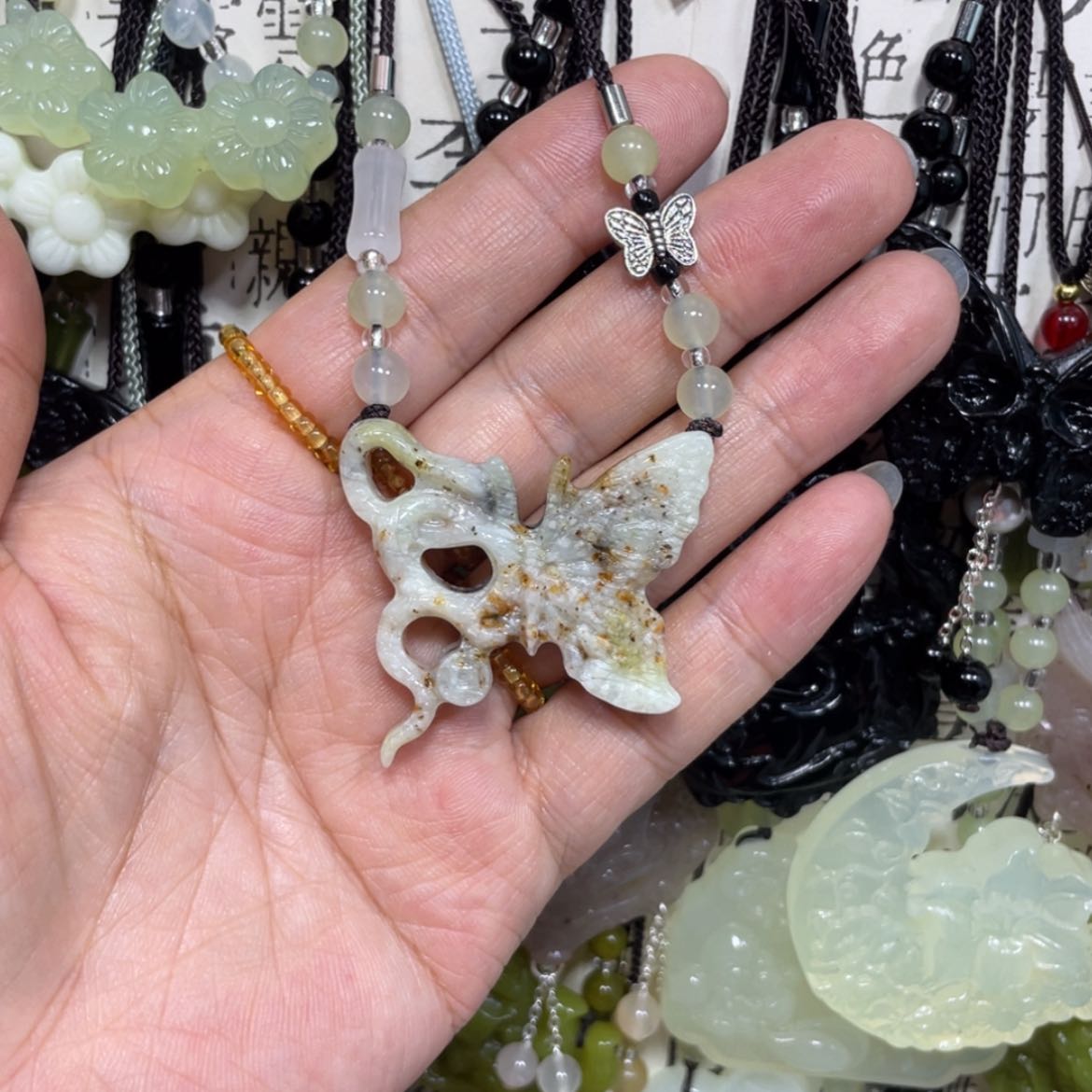 【闪购商品】岫玉颈饰未镶嵌59吊坠