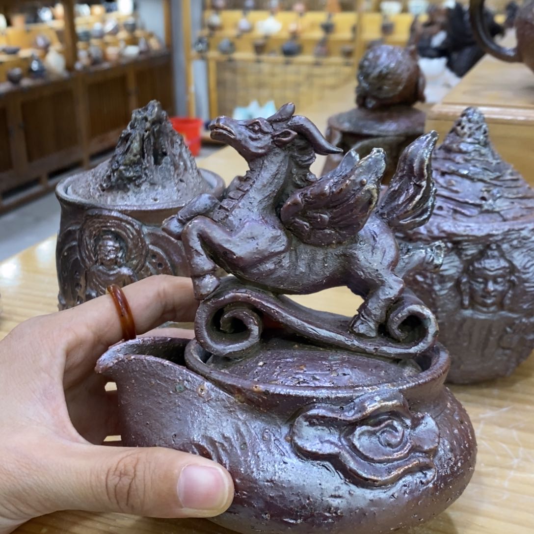 陶园柴烧，精品高货。g10瑕疵