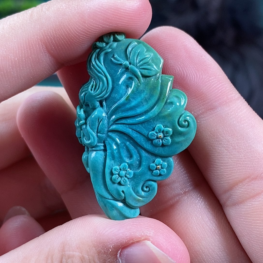 绿松石珠宝奇石未镶嵌