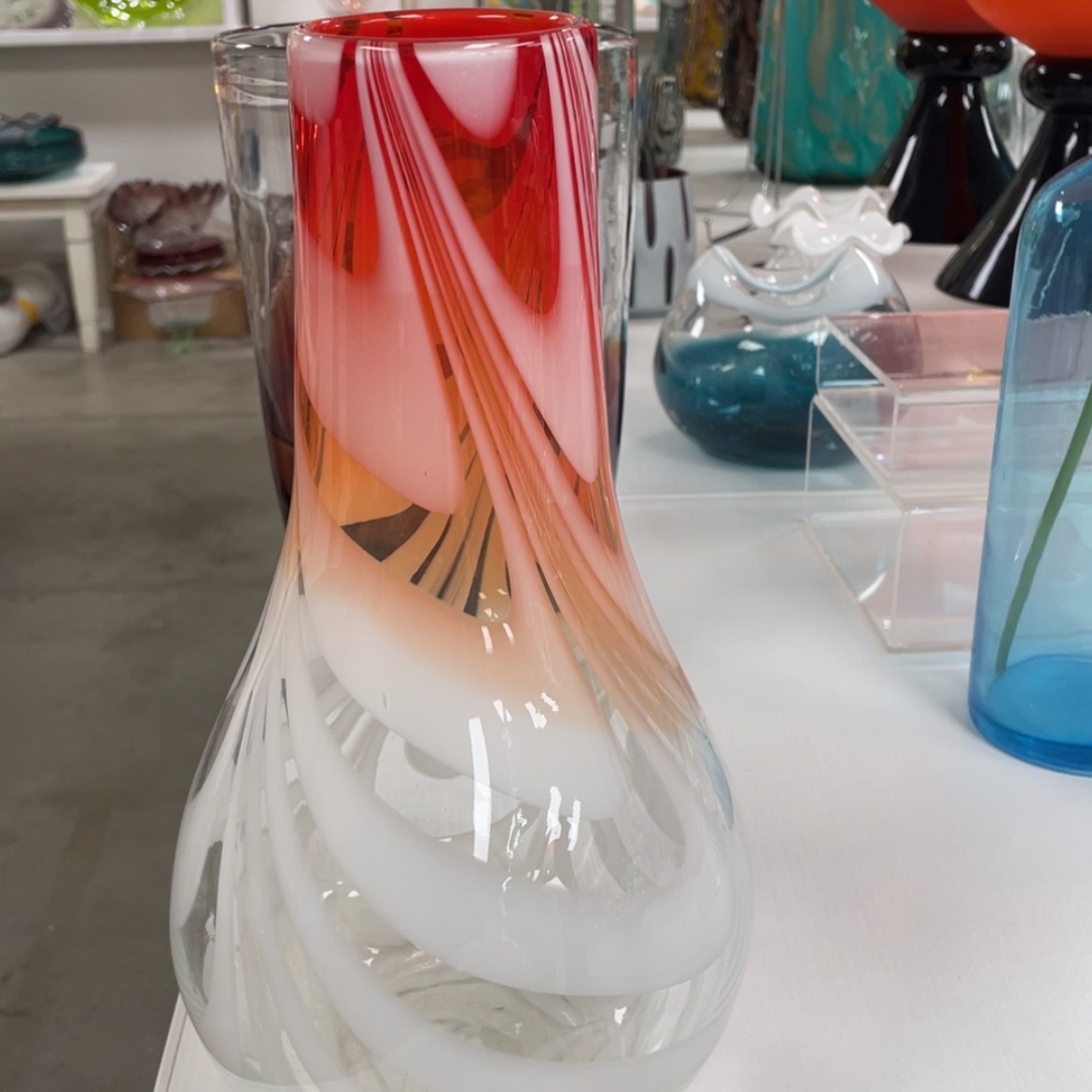 【闪购商品】琉璃老料手工艺术花瓶