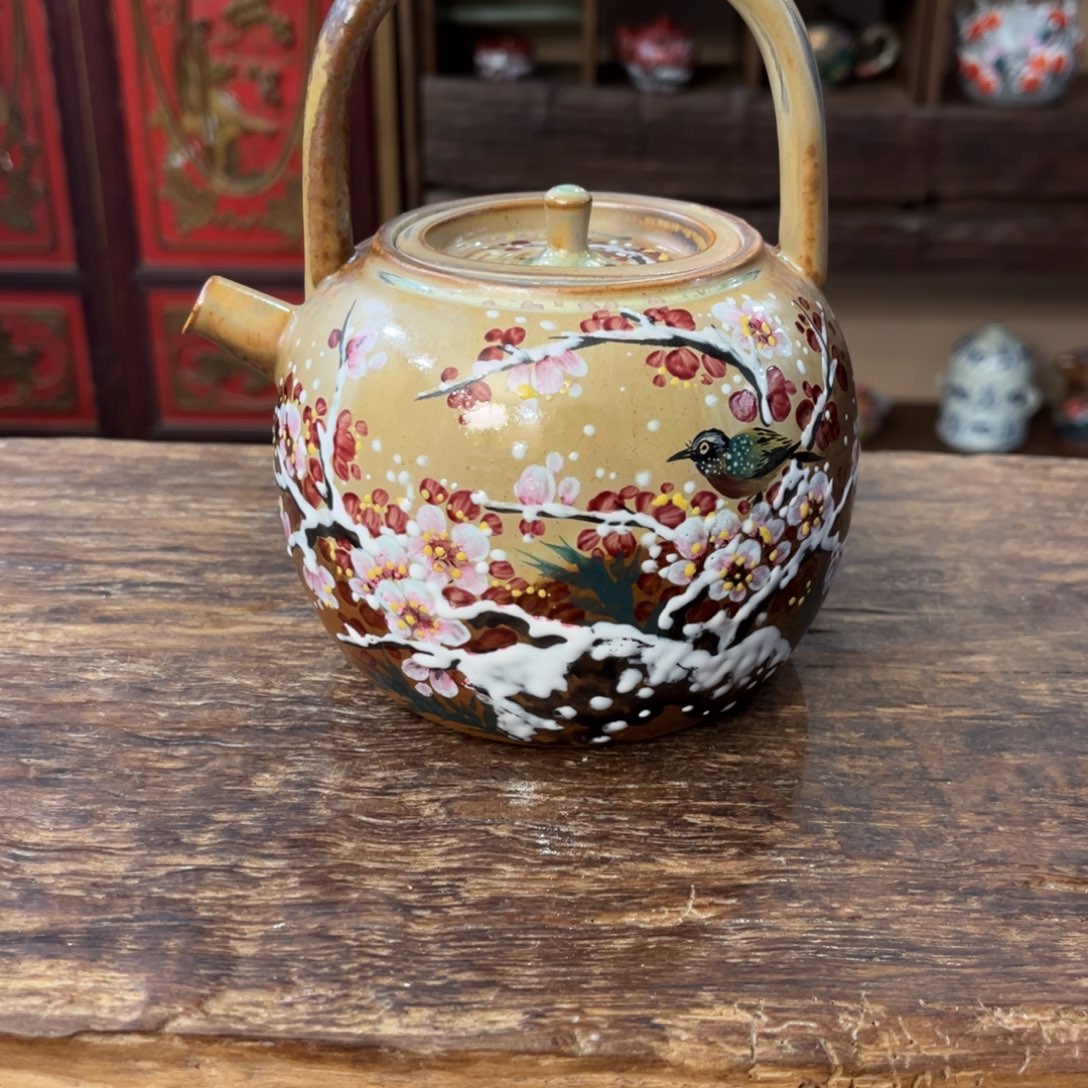 景德镇柴烧手工手绘陶瓷