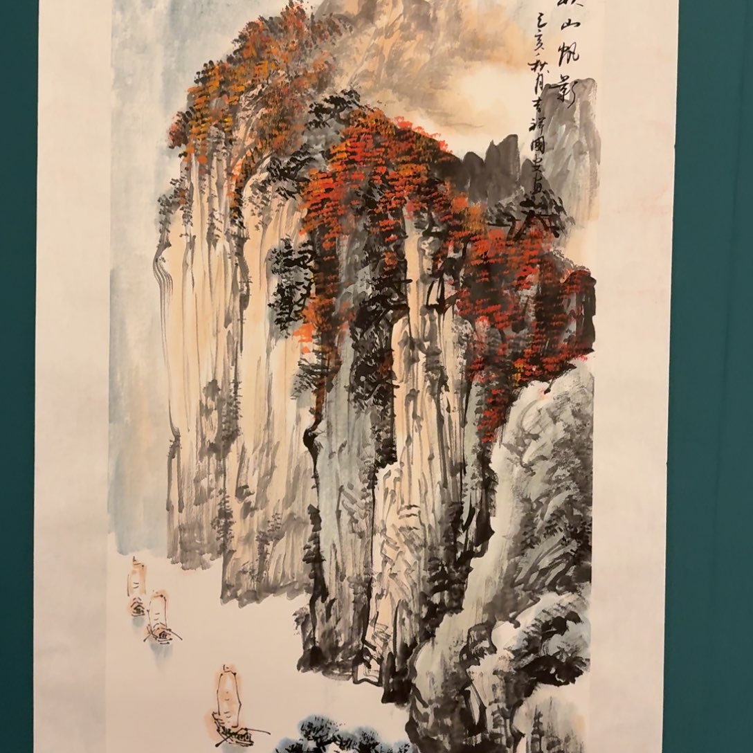 国画丁老师画家作品