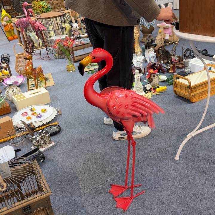 有机玻璃铁艺摆件